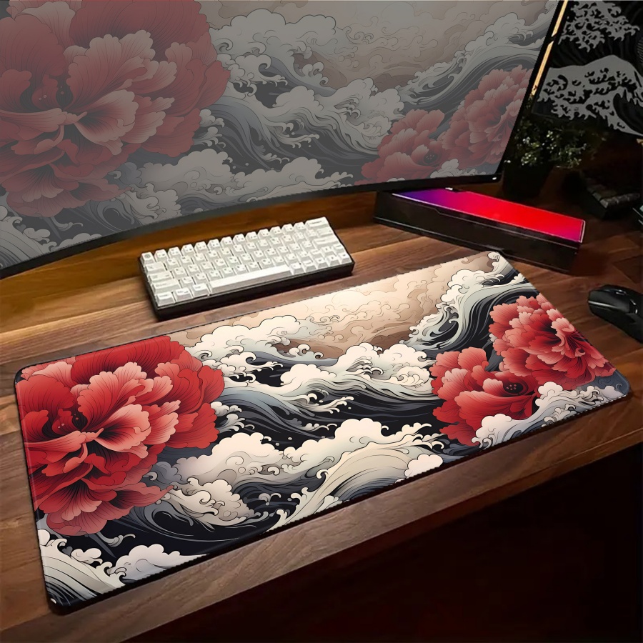 Large Art Feather Mouse pad Ga - Desk Setup Art recensie en prijs