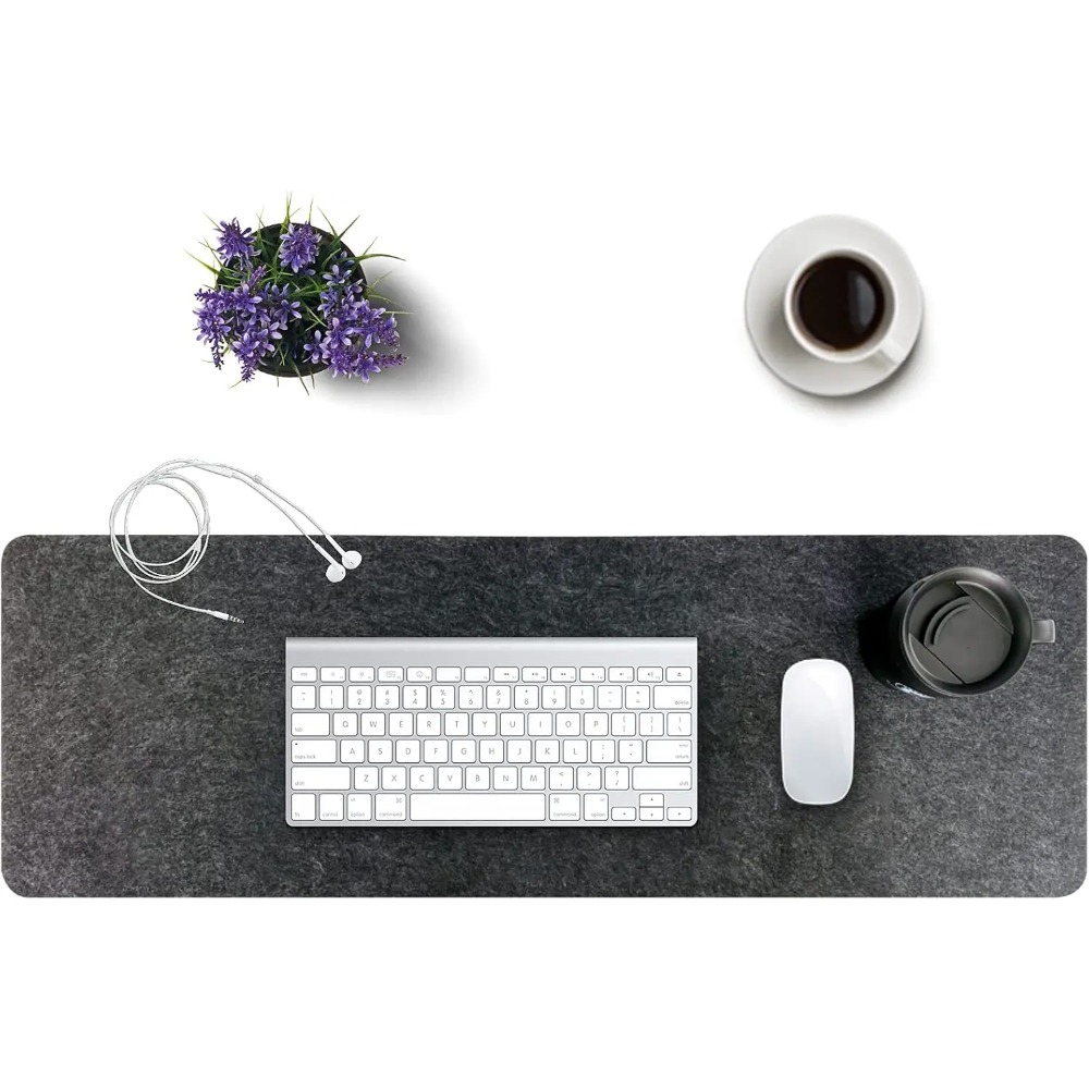 Felt Desk Mat Computer Mat for - Desk Setup Dark recensie en prijs