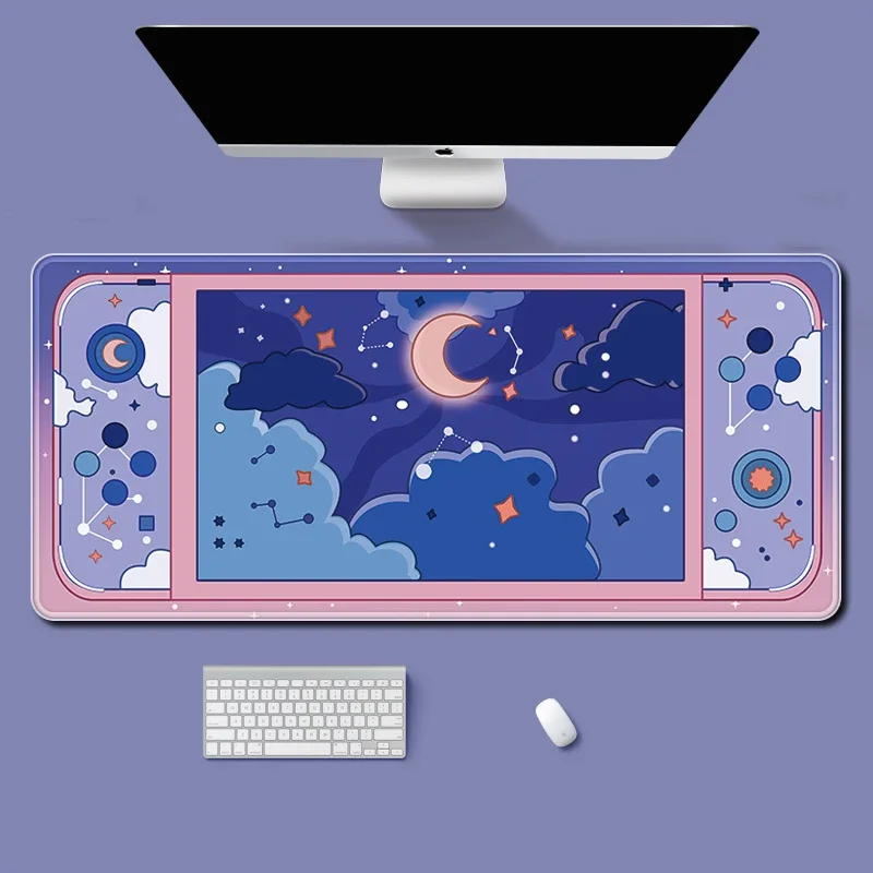 Moon and Stars Large Desk Mat  - Desk Setup Art recensie en prijs