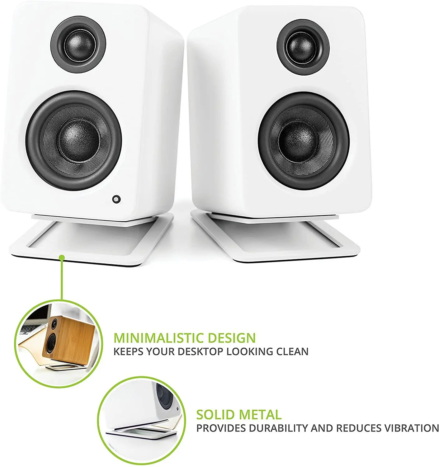 2pcs Desktop Speaker Stands fo - Desk Setup With Speakers recensie en prijs