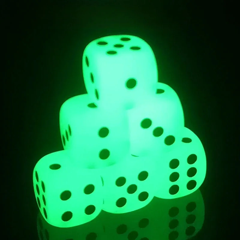 6-36Pcs 14mm Luminous Dice 6 S - Desk Setup Dark recensie en prijs