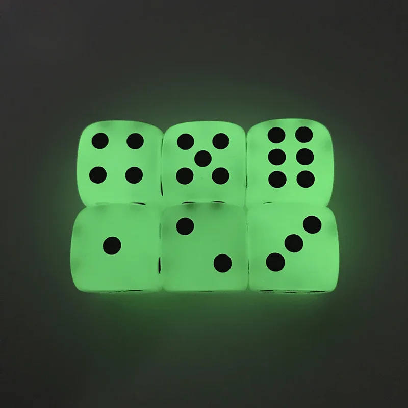 6-36Pcs 14mm Luminous Dice 6 S - Desk Setup Dark recensie en prijs