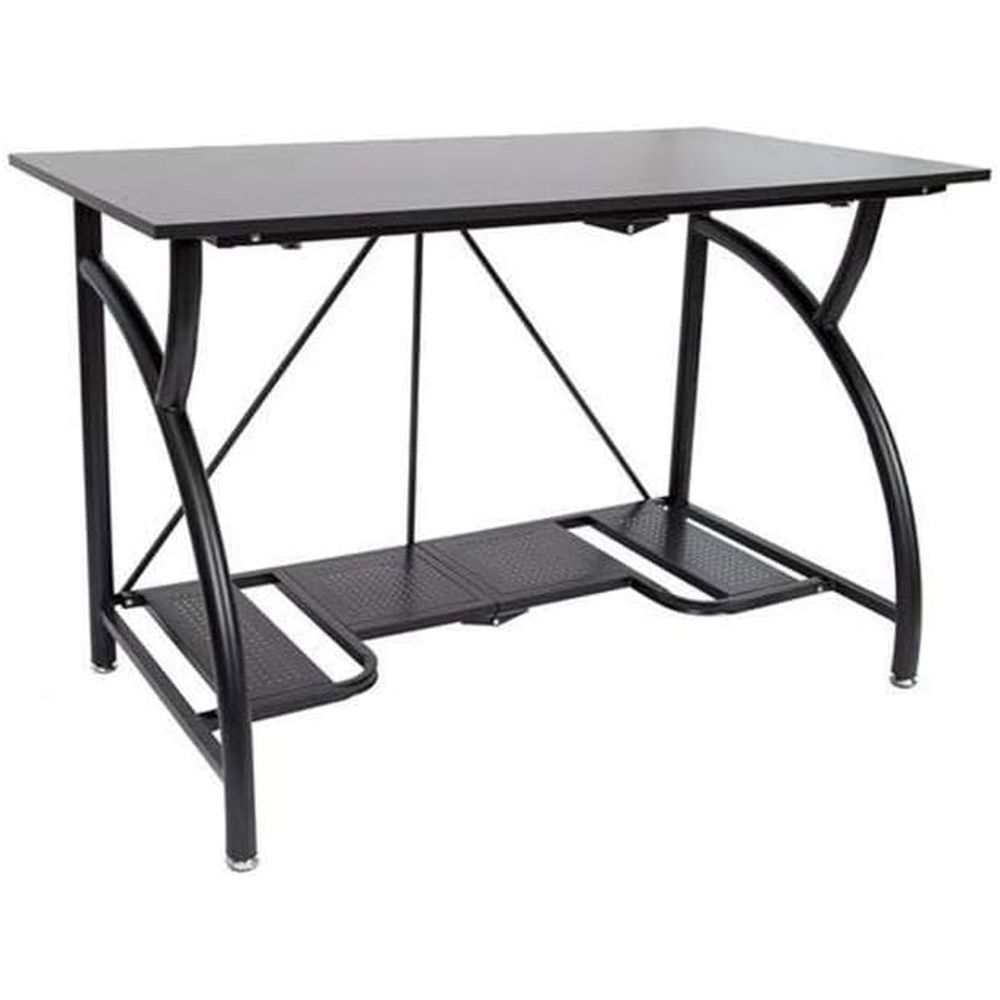 Space-Saving Collapsible Compu - Desk Setup With Laptop And Monitor recensie en prijs