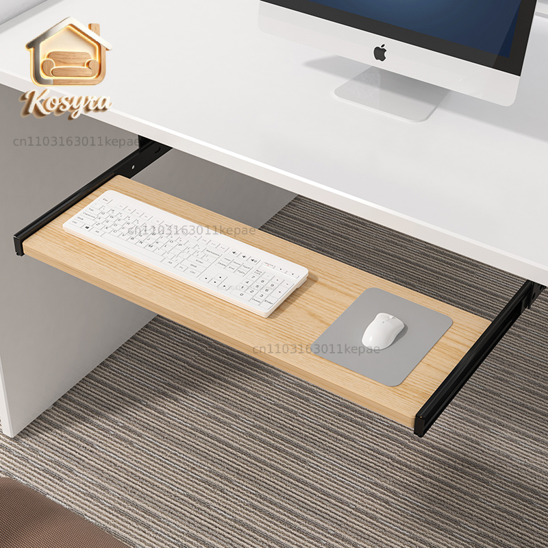 Wood Keyboard Tray Under Desk  - Desk Setup With Keyboard Tray recensie en prijs