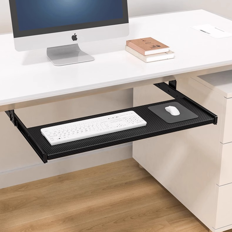 Wood Keyboard Tray Under Desk  - Desk Setup With Keyboard Tray recensie en prijs