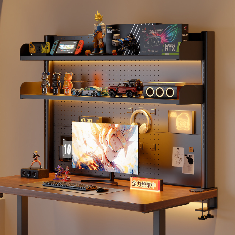 Clamp on Desk Shelf with Pegbo - Desk Setup Study recensie en prijs