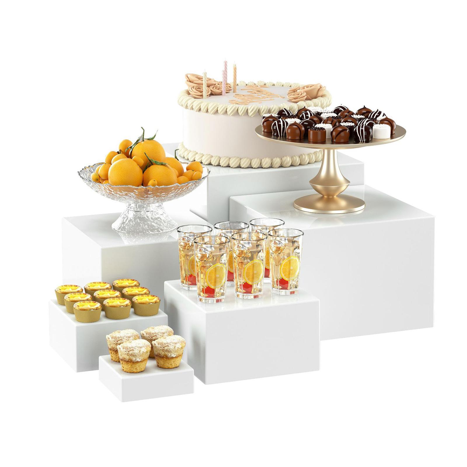6x Acrylic Buffet Riser Desser - Desk Setup Riser recensie en prijs