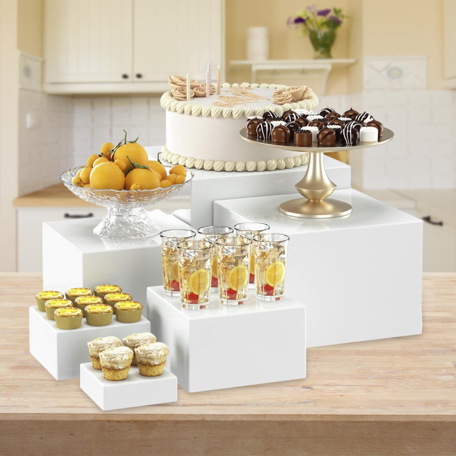 6x Acrylic Buffet Riser Desser - Desk Setup Riser recensie en prijs