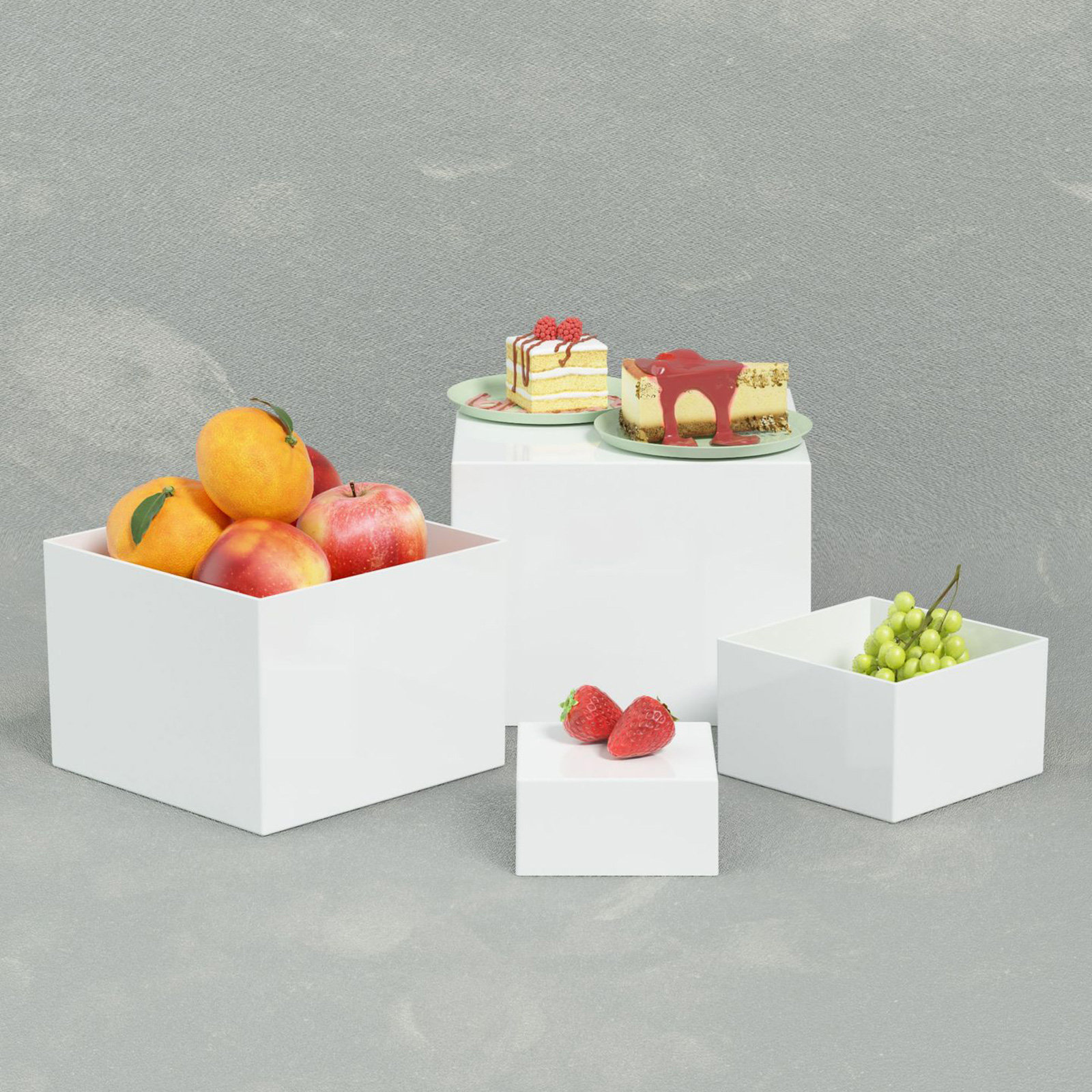 6x Acrylic Buffet Riser Desser - Desk Setup Riser recensie en prijs