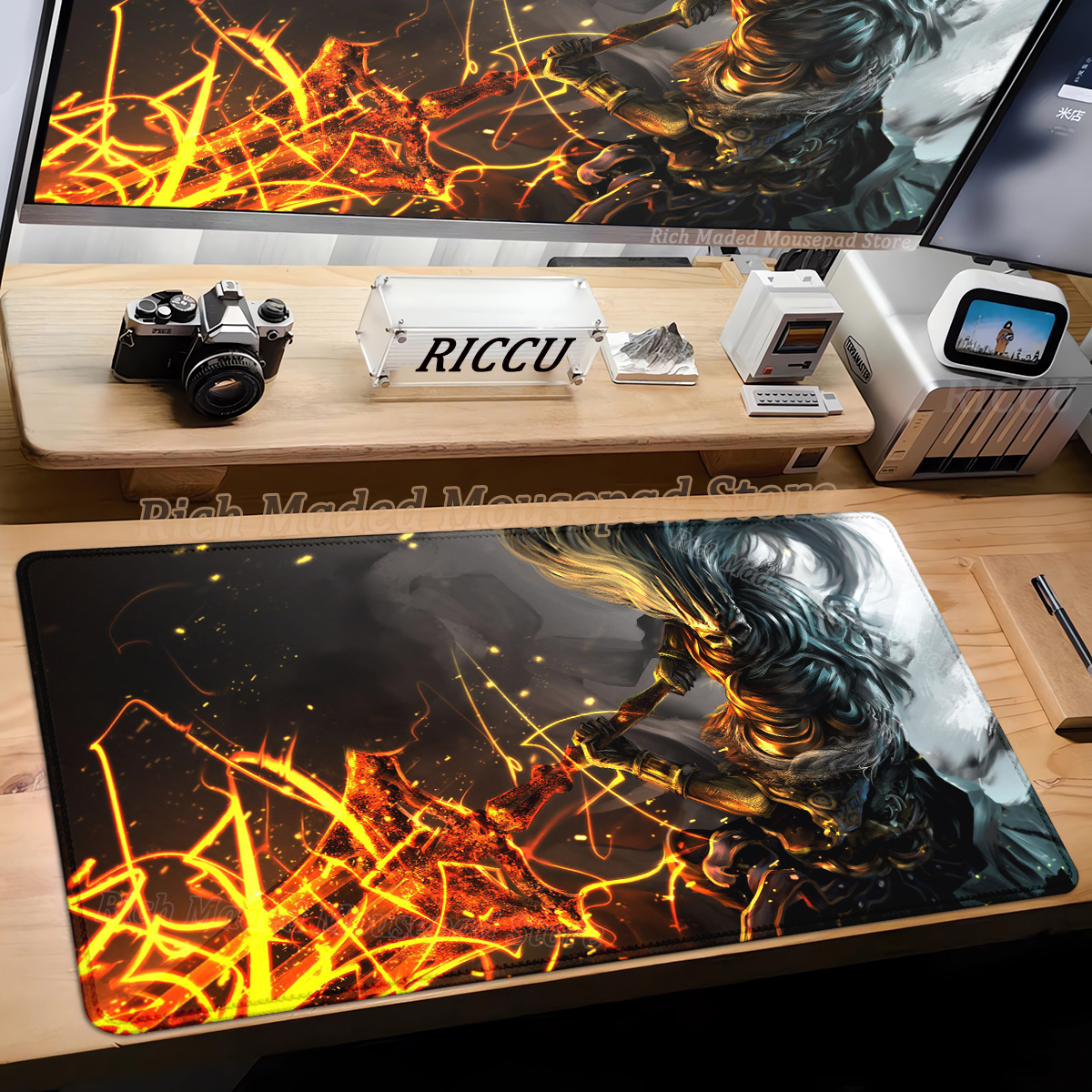 Gamer Large Mouse Pad Dark Sou - Desk Setup Dark recensie en prijs