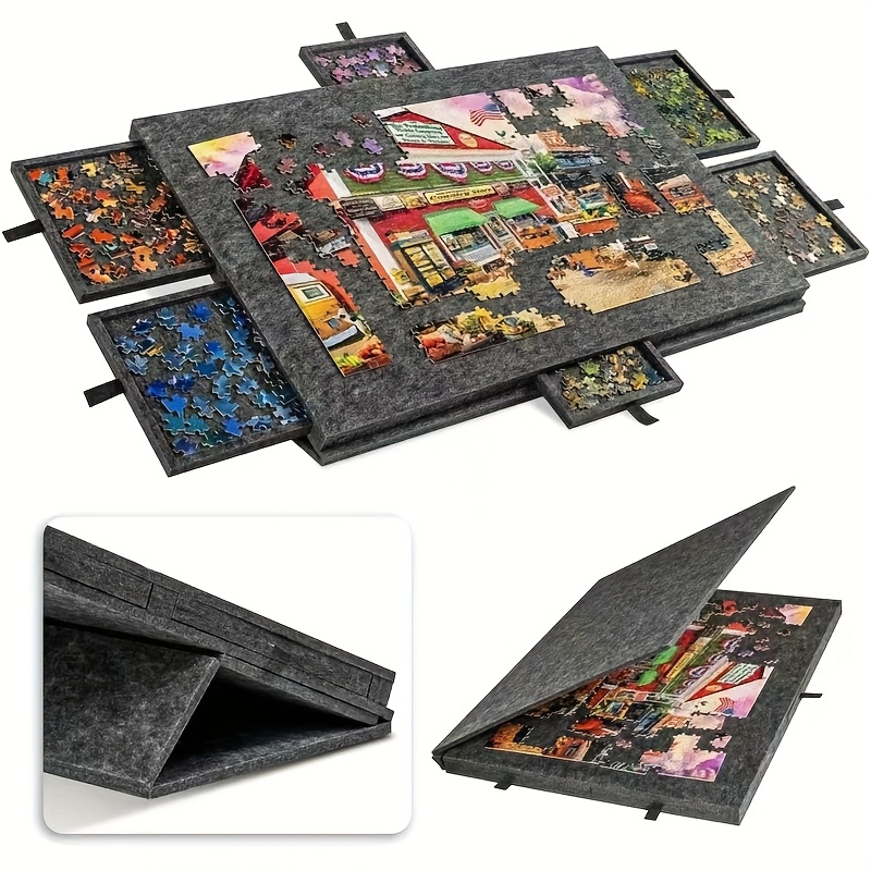 7pcs 6-Drawer Portable Puzzle  - Desk Setup Poster recensie en prijs