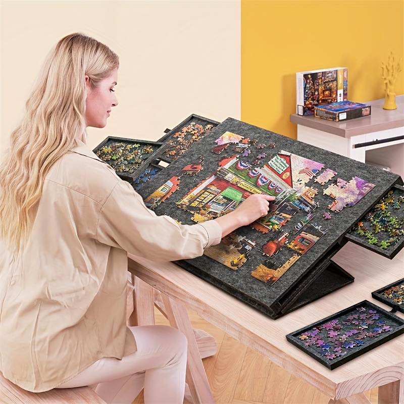 7pcs 6-Drawer Portable Puzzle  - Desk Setup Poster recensie en prijs