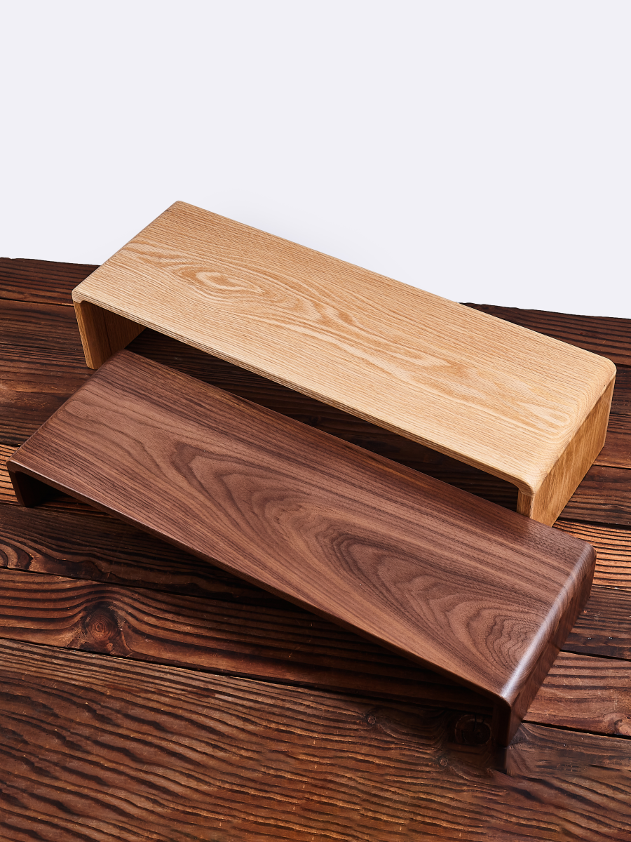 Black Walnut Wood Computer Mon - Monitor Riser Wood recensie en prijs