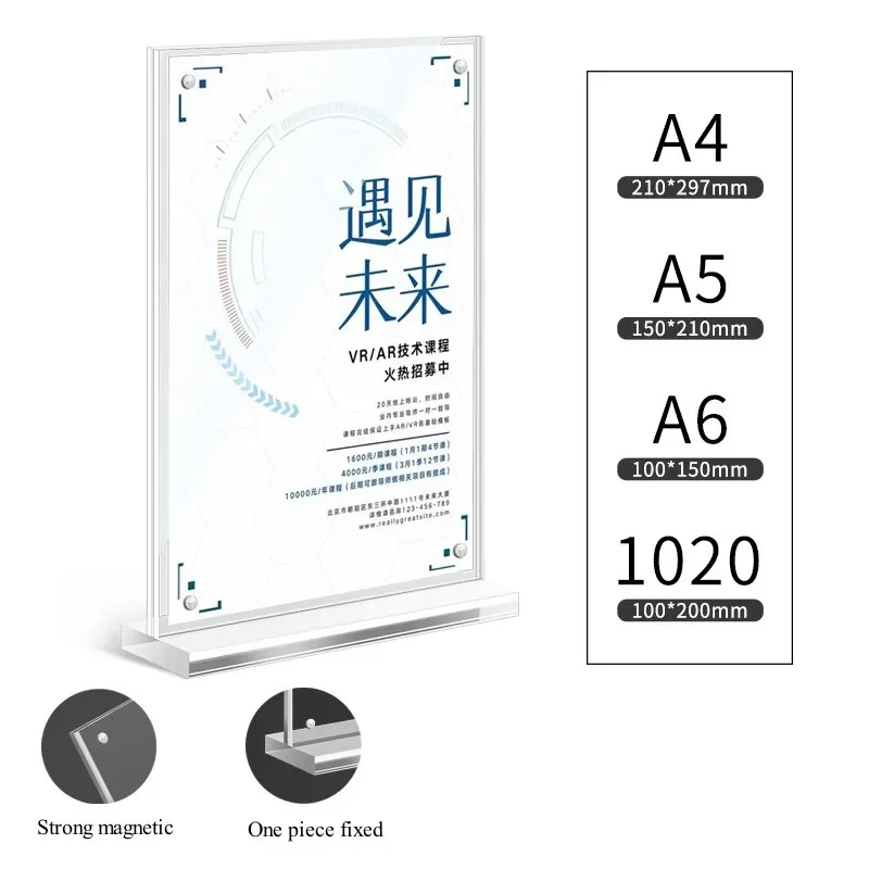 Acrylic Menu Sign Holder POP D - Desk Setup Poster recensie en prijs