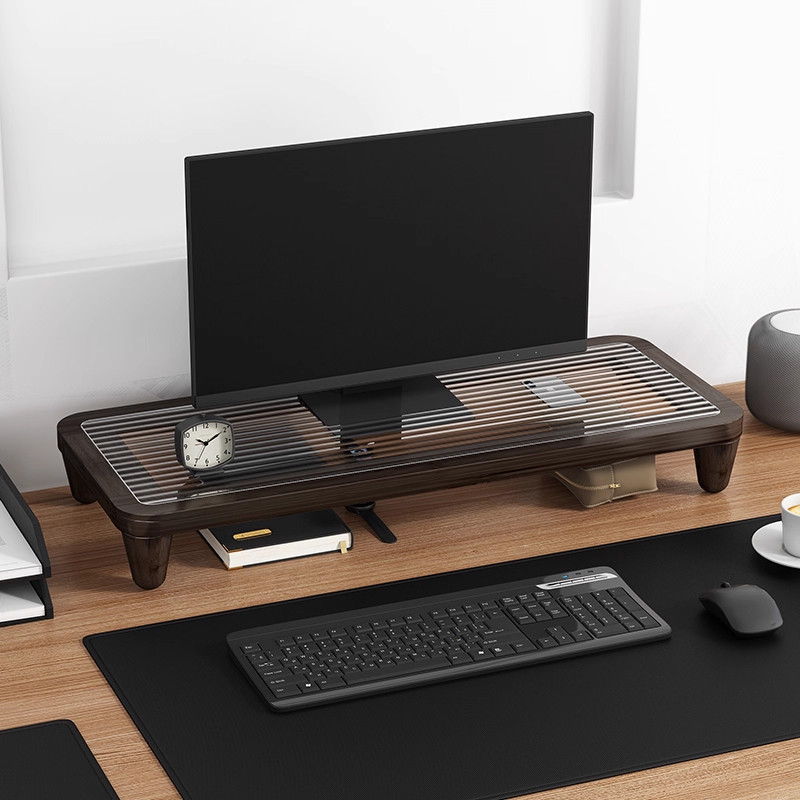 Desk Riser Monitor Stand with  - Monitor Riser Wood recensie en prijs