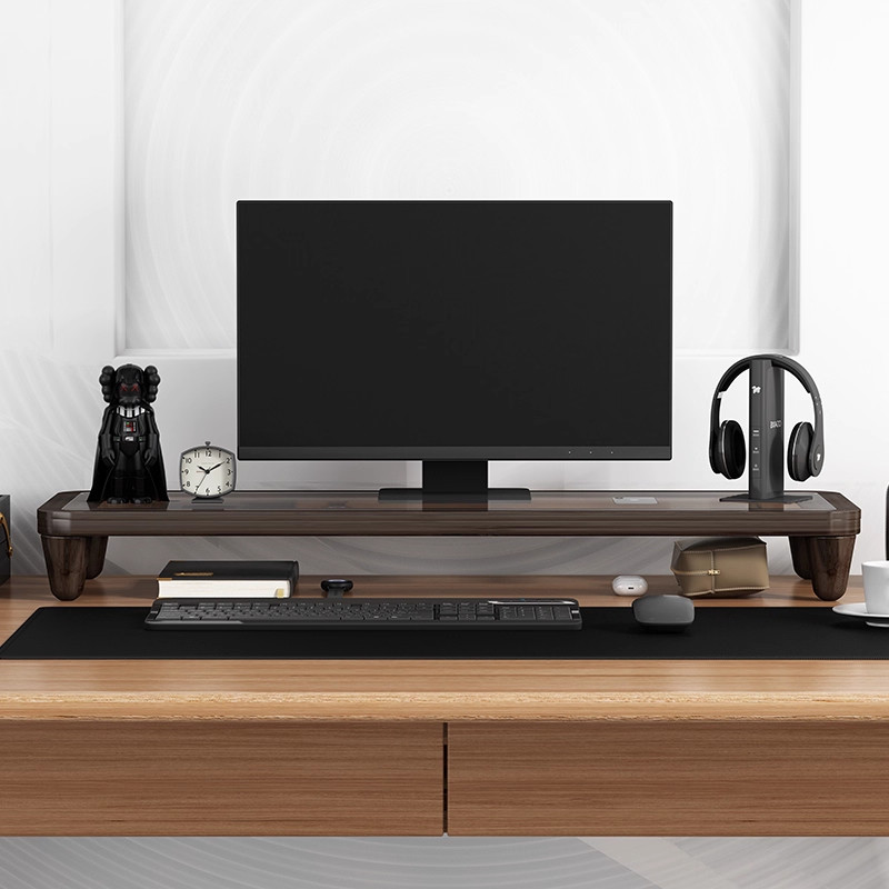 Desk Riser Monitor Stand with  - Monitor Riser Wood recensie en prijs