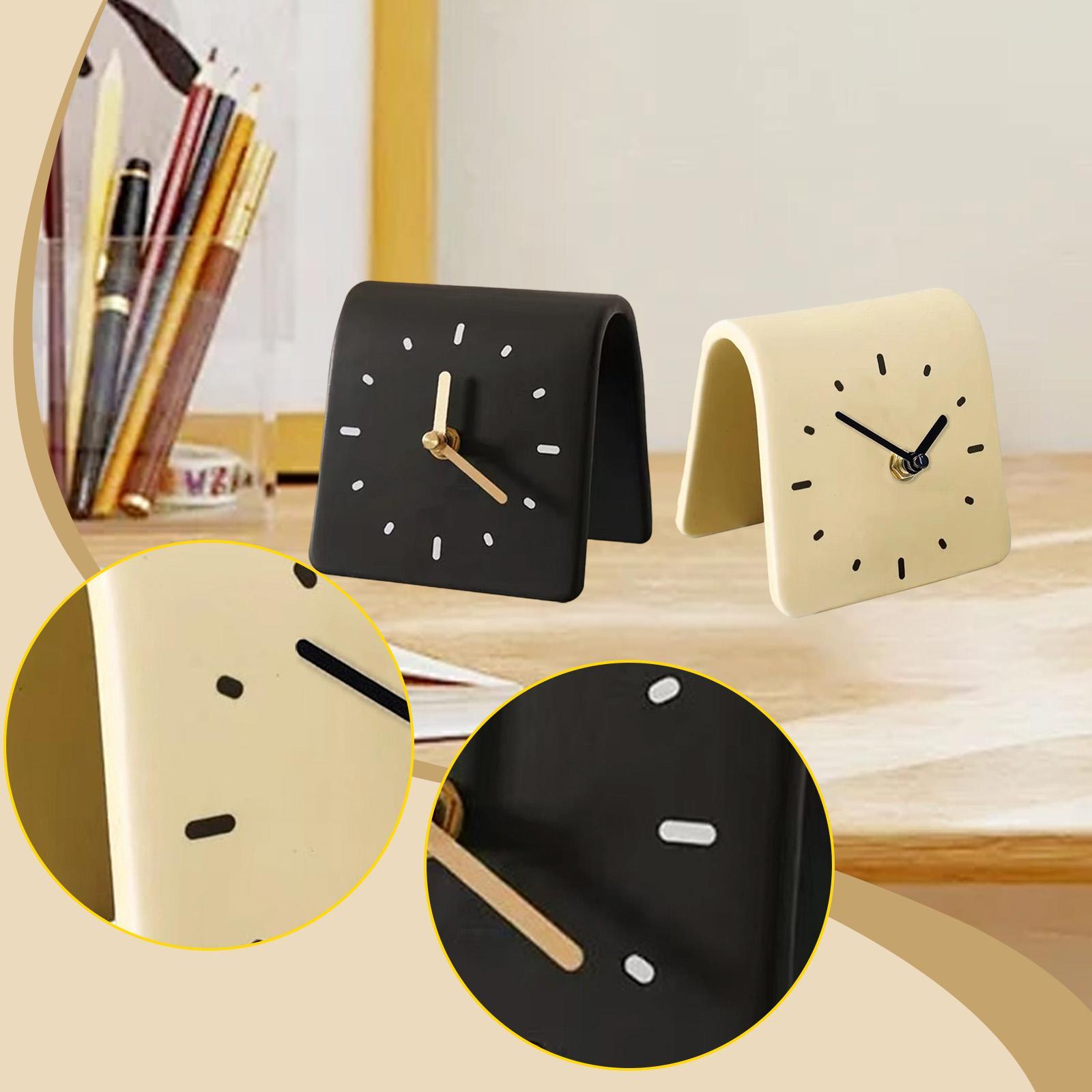 Desk Clock Modern Art Shelf Cl - Desk Setup Study recensie en prijs