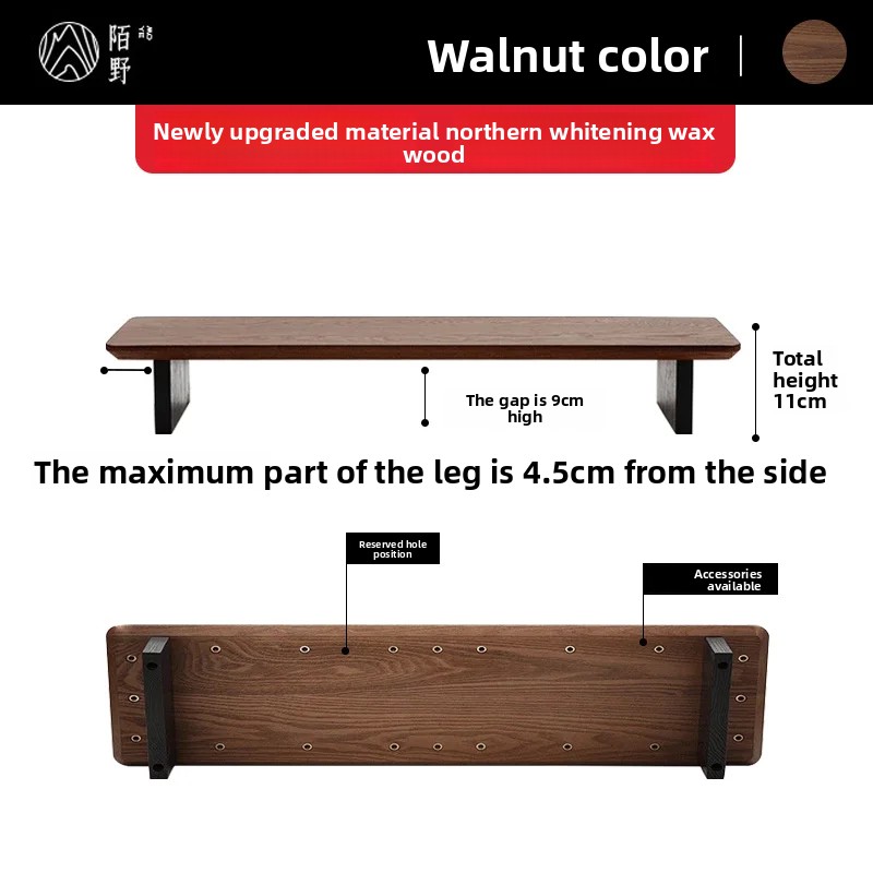 Solid Wood Monitor Riser Stand - Desk Setup In Office recensie en prijs