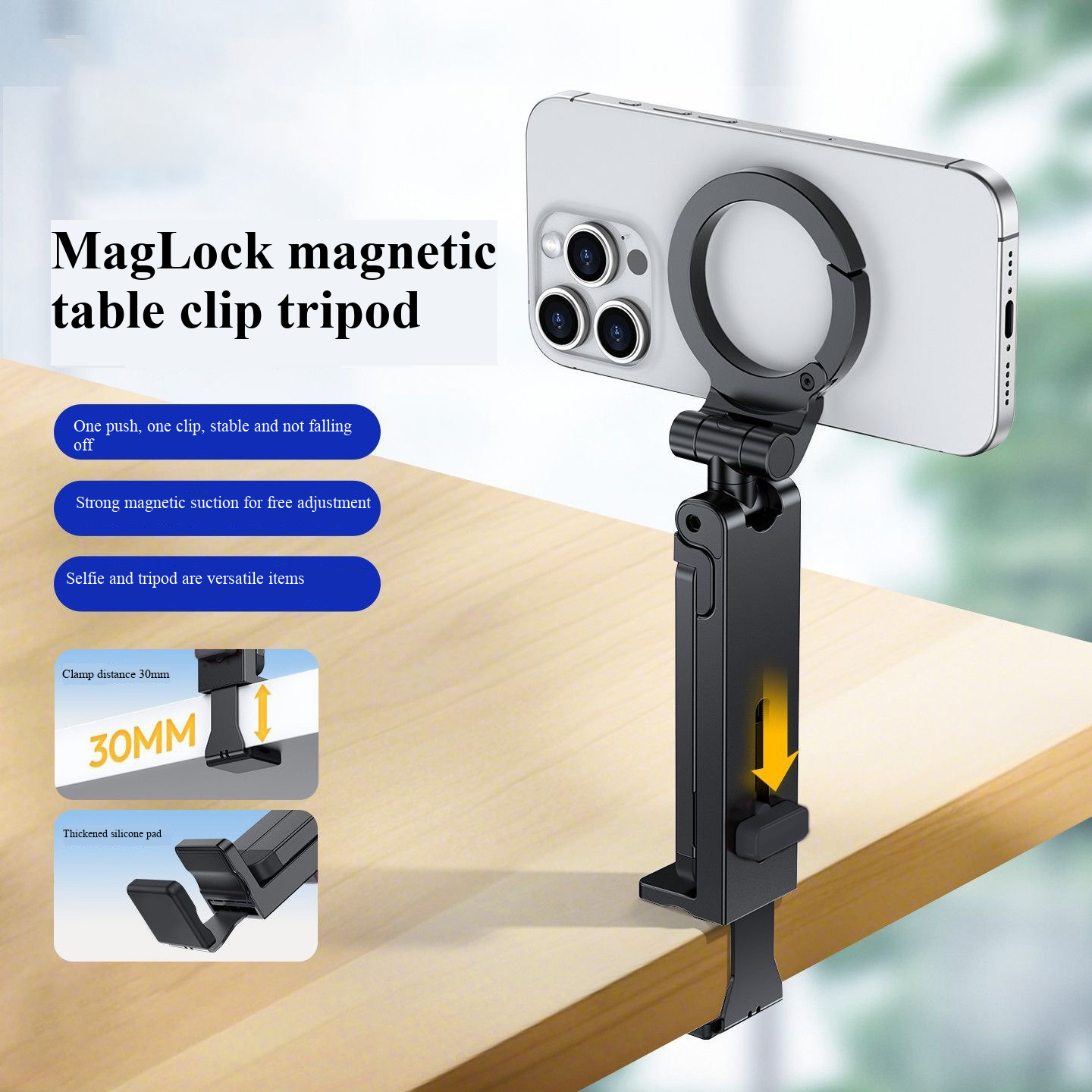 New magnetic phone holder, des - Desk Setup Equipment recensie en prijs