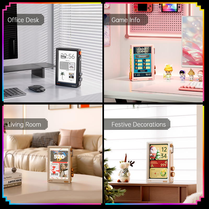 Divoom Times Frame 10.1″ Smart - Desk Setup With Speakers recensie en prijs
