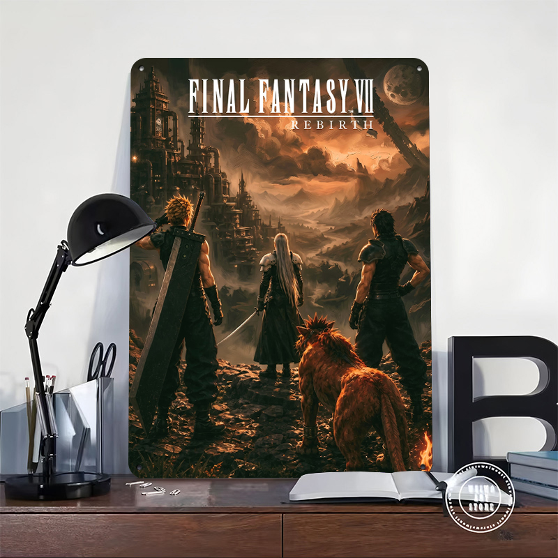 Fantasy VII Rebirth Key Art Pr - Desk Setup Poster recensie en prijs