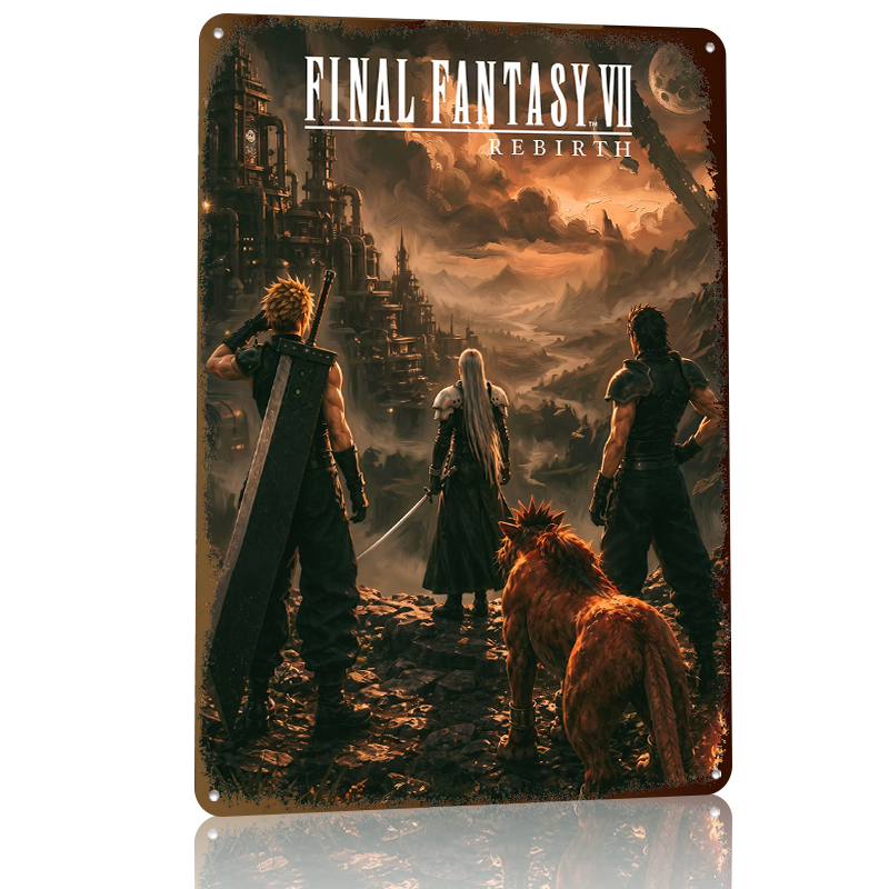 Fantasy VII Rebirth Key Art Pr - Desk Setup Poster recensie en prijs