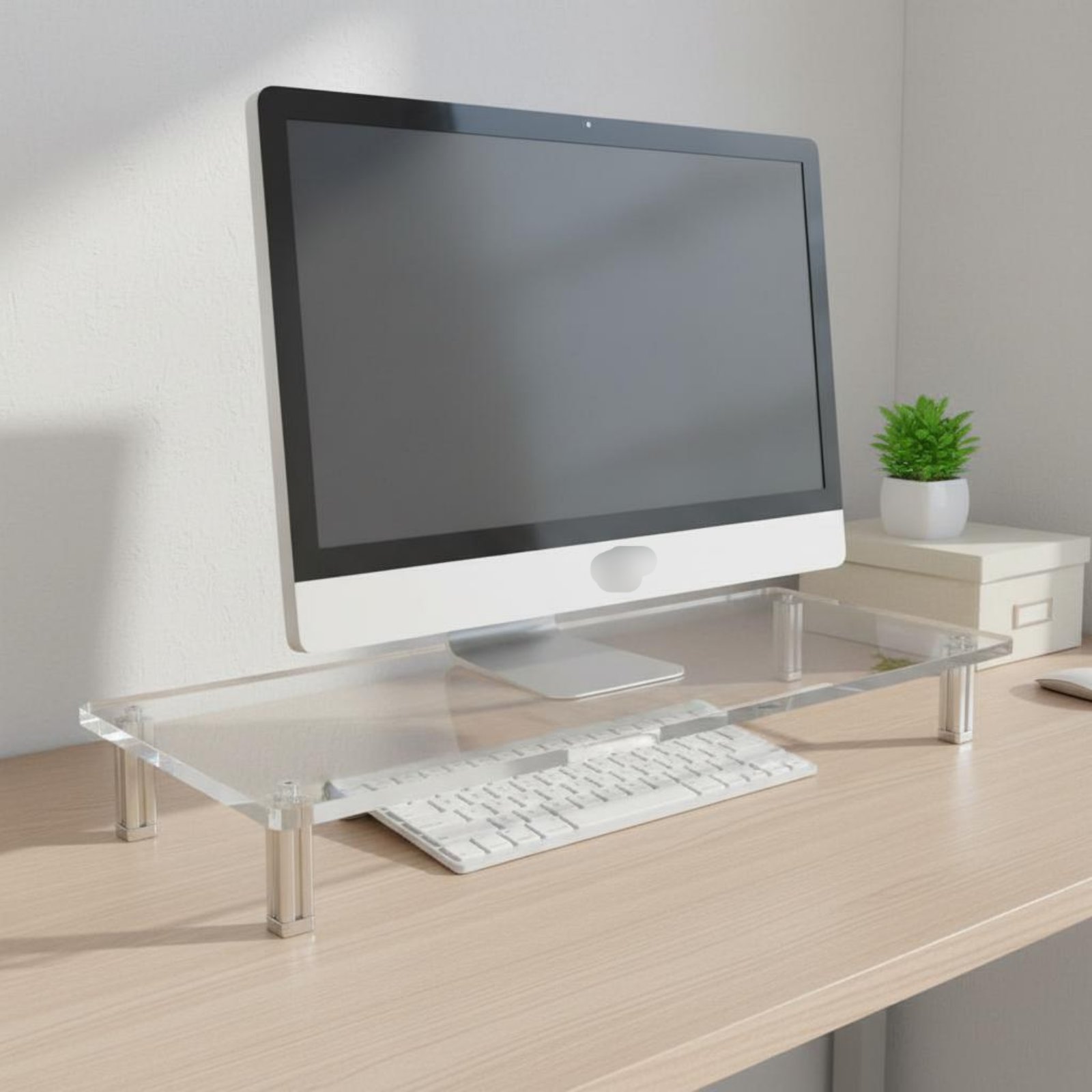 Acrylic Monitor Stand Easy to  - Desk Setup Riser recensie en prijs