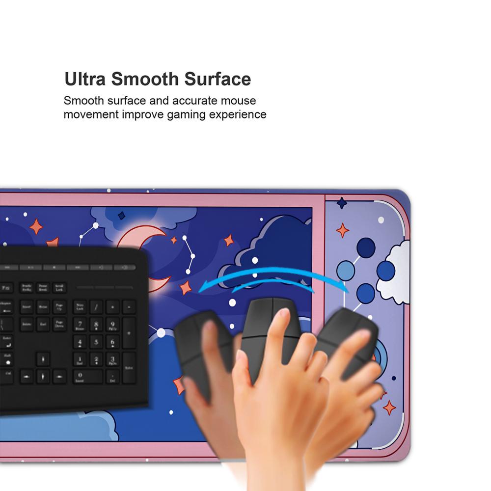 HYBXAXC Moon and Stars Large D - Desk Setup Art recensie en prijs