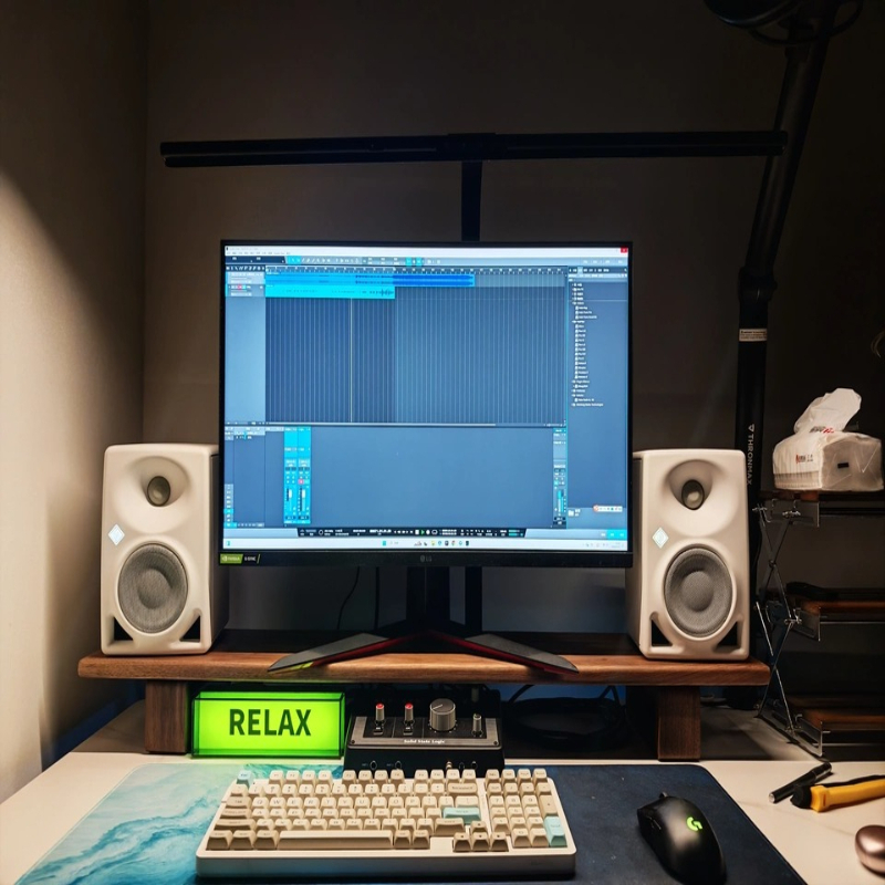 Black Walnut Desk Riser, Heigh - Monitor Riser Wood recensie en prijs