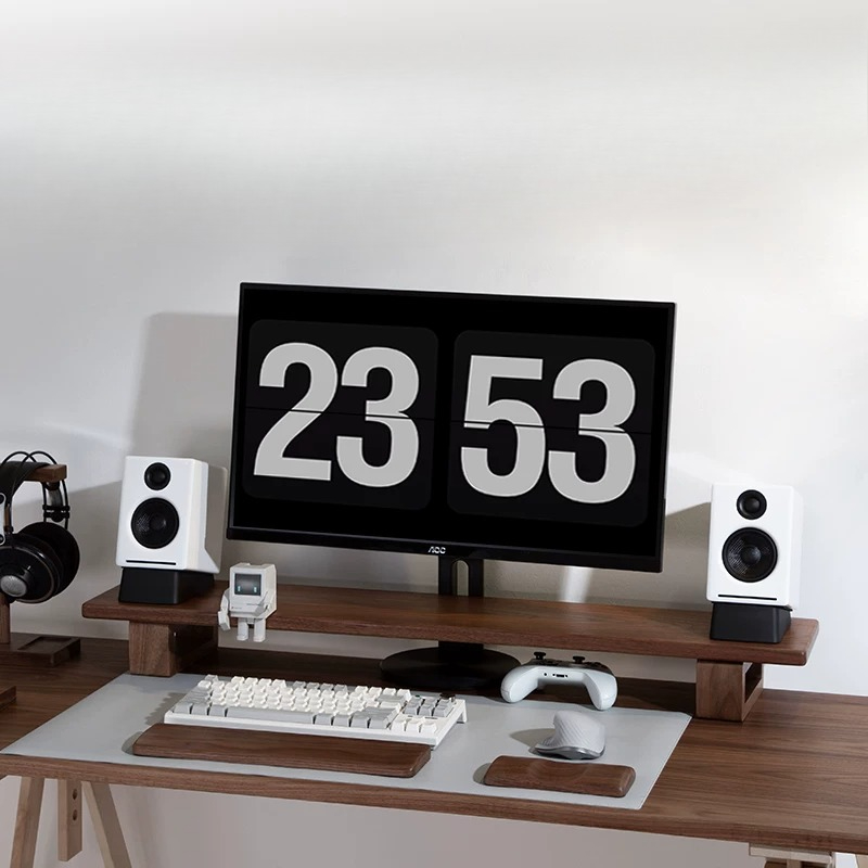 Black Walnut Desk Riser, Heigh - Monitor Riser Wood recensie en prijs