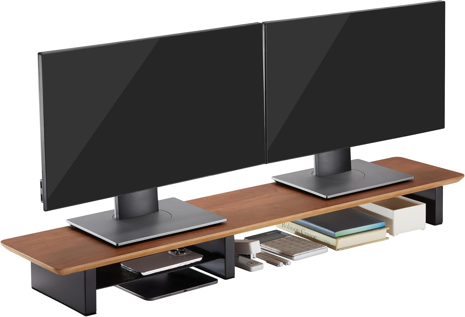 Large Walnut Monitor Stand for - Monitor Riser Wood recensie en prijs
