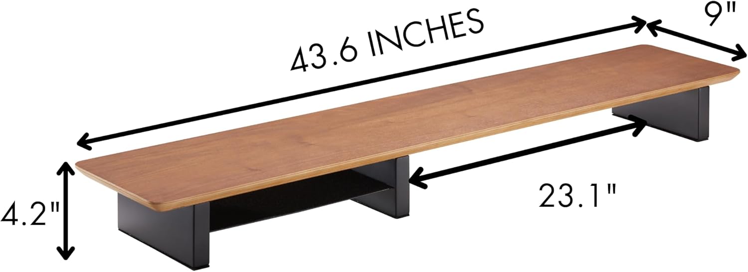 Large Walnut Monitor Stand for - Monitor Riser Wood recensie en prijs