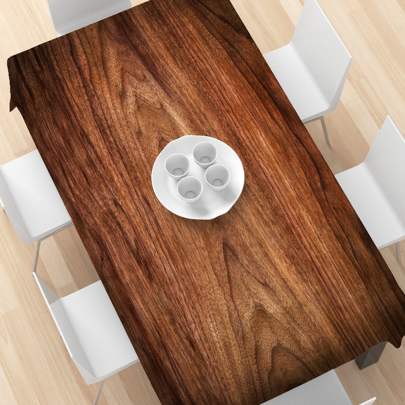 Elegant Dark Wood Grain Tablec - Desk Setup Dark recensie en prijs