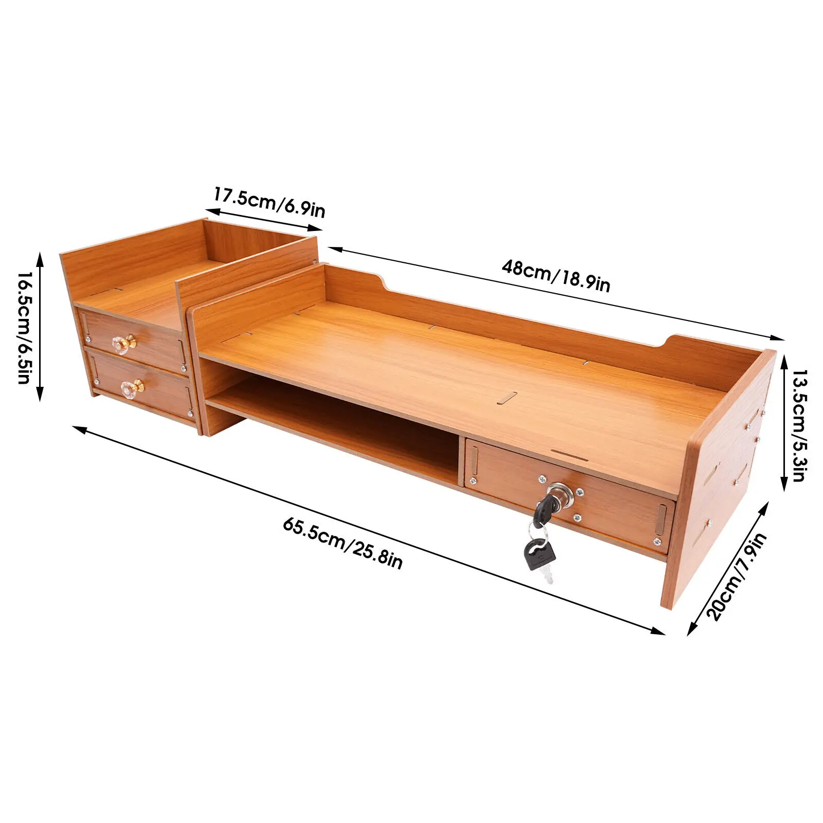 Wood Computer Monitor Stand, R - Monitor Riser Wood recensie en prijs