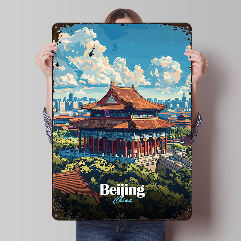 Beijing Cityscape Printed Post - Desk Setup Poster recensie en prijs