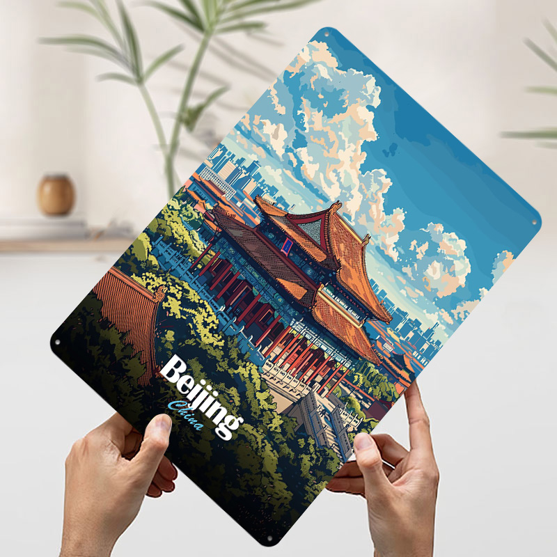 Beijing Cityscape Printed Post - Desk Setup Poster recensie en prijs