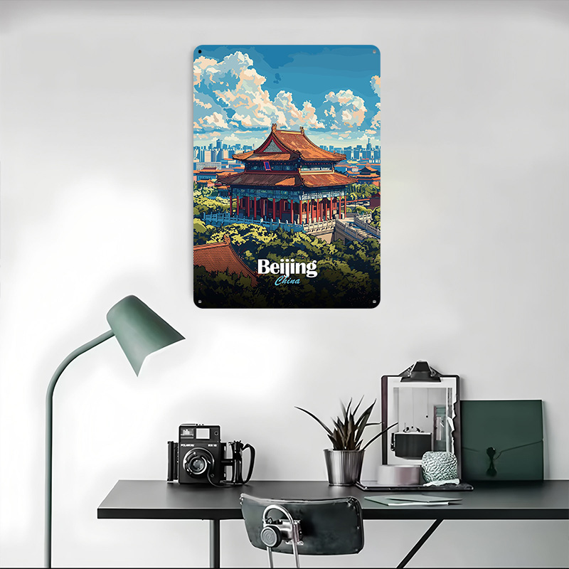 Beijing Cityscape Printed Post - Desk Setup Poster recensie en prijs