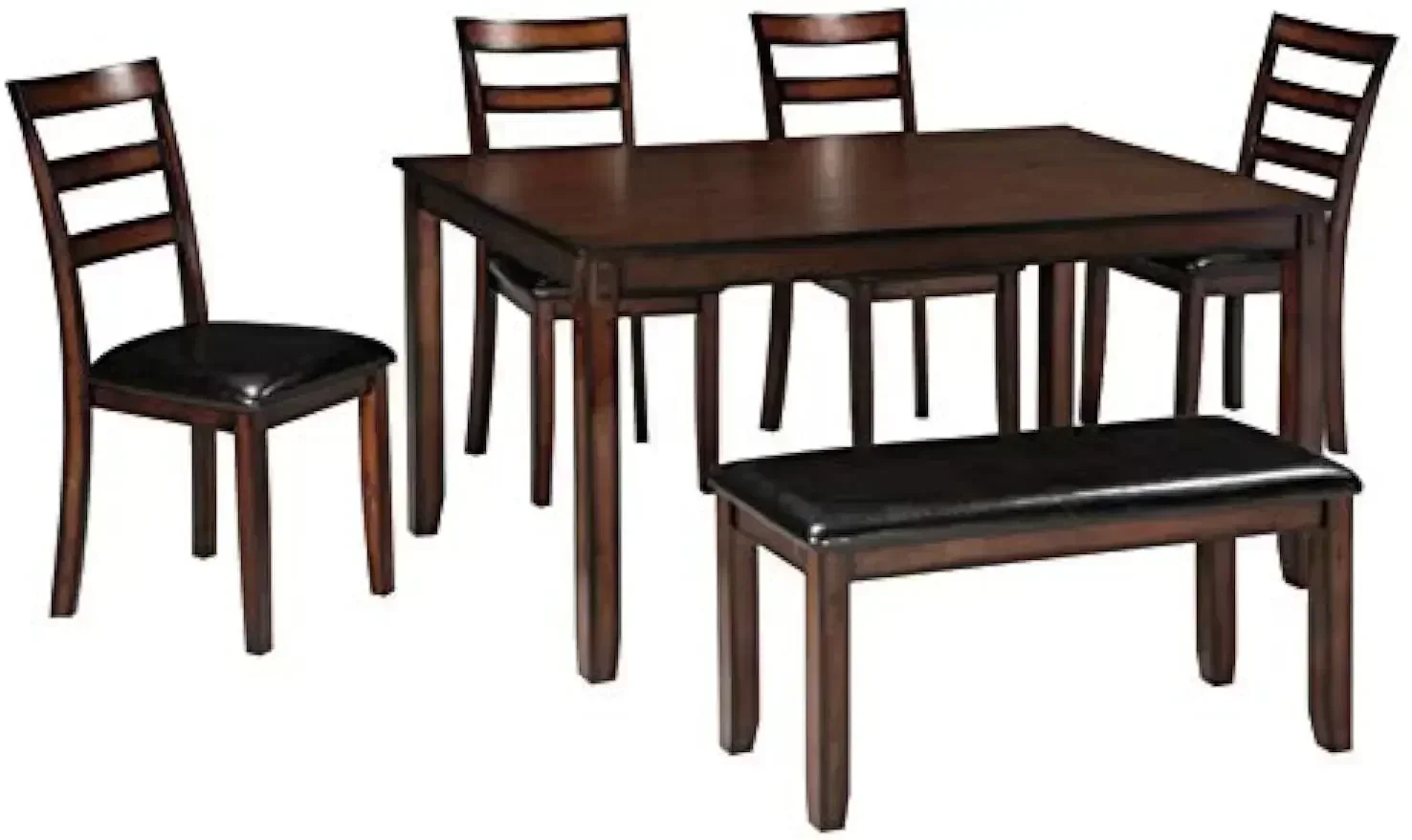 XMSJ-Coviar 6 Piece Dining Set - Desk Setup Dark recensie en prijs