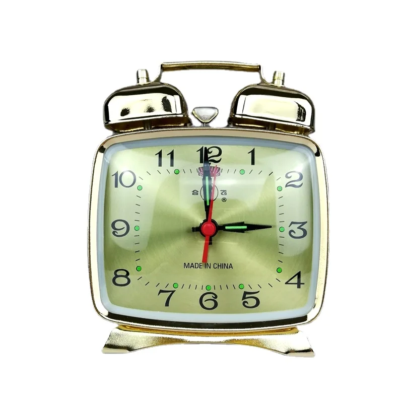 Metal Mechanical Alarm Clock C - Desk Setup Vintage recensie en prijs
