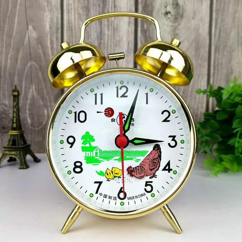 Metal Mechanical Alarm Clock C - Desk Setup Vintage recensie en prijs