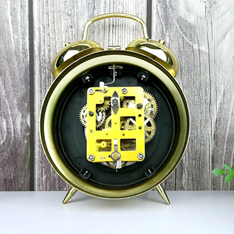 Metal Mechanical Alarm Clock C - Desk Setup Vintage recensie en prijs