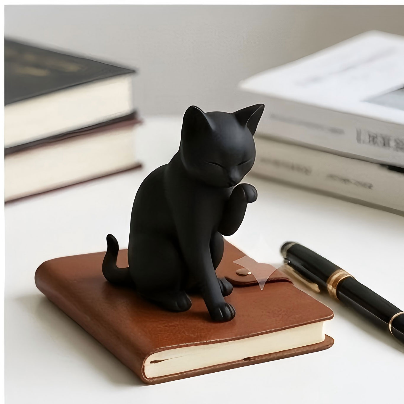 Grooming Cat Desk Decor 3D Min - Desk Setup Workspace recensie en prijs