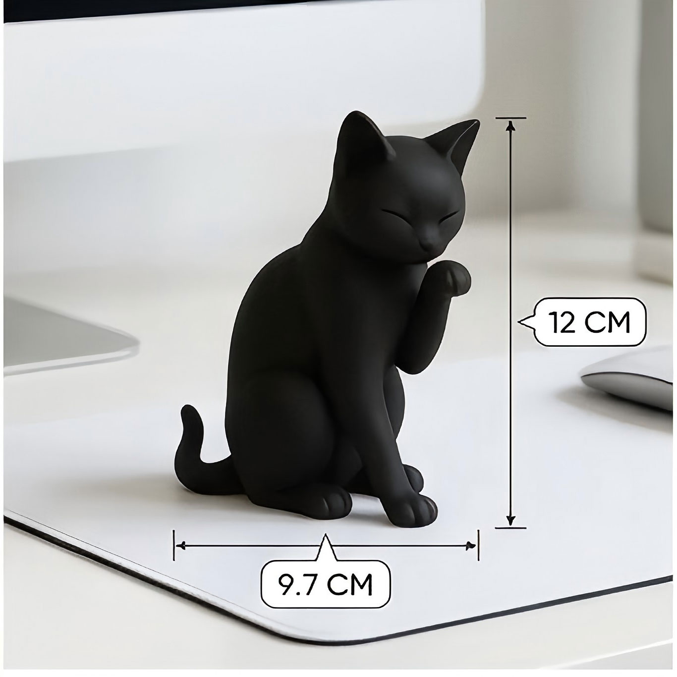 Grooming Cat Desk Decor 3D Min - Desk Setup Workspace recensie en prijs