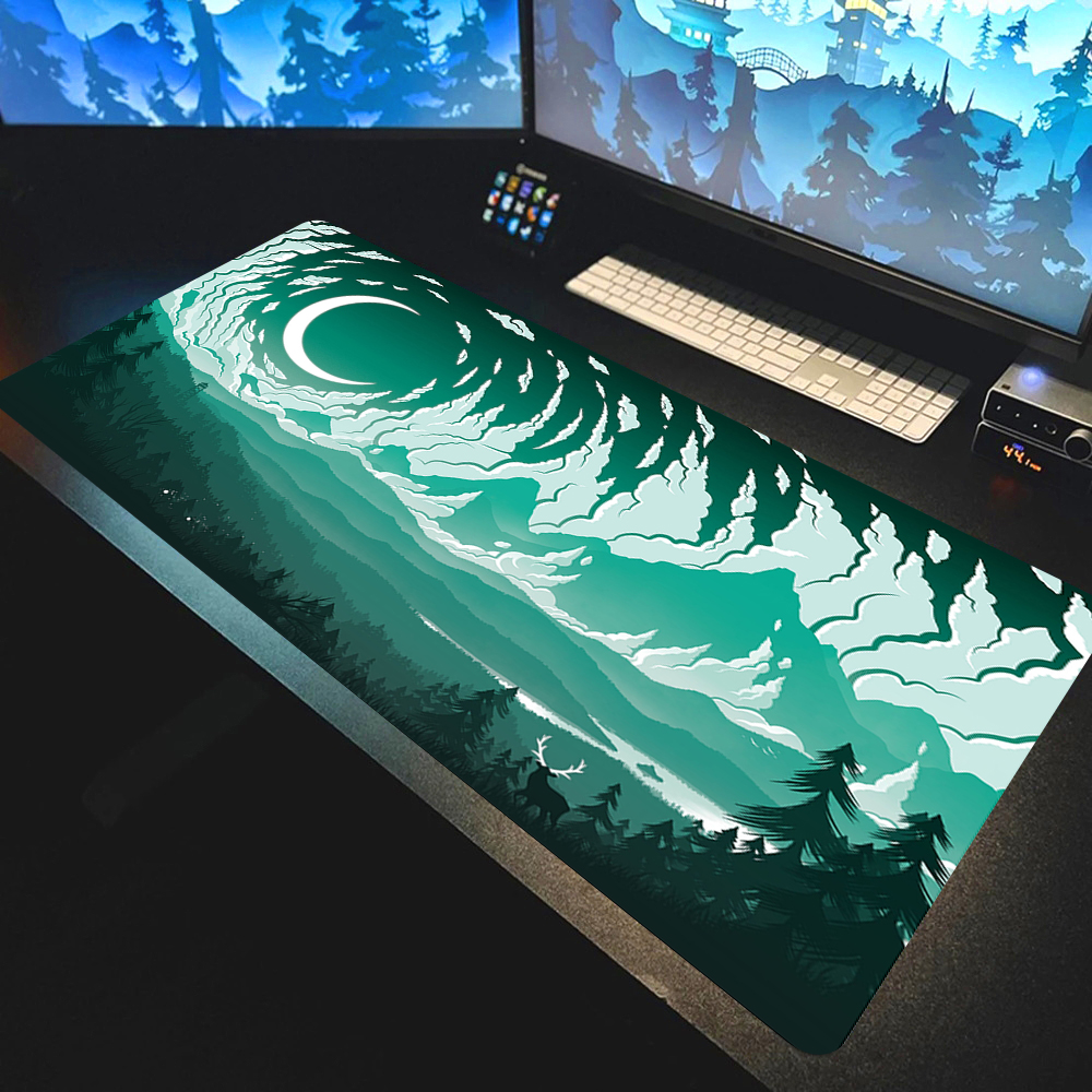 Moon and Stars Large Desk Mat  - Desk Setup Art recensie en prijs