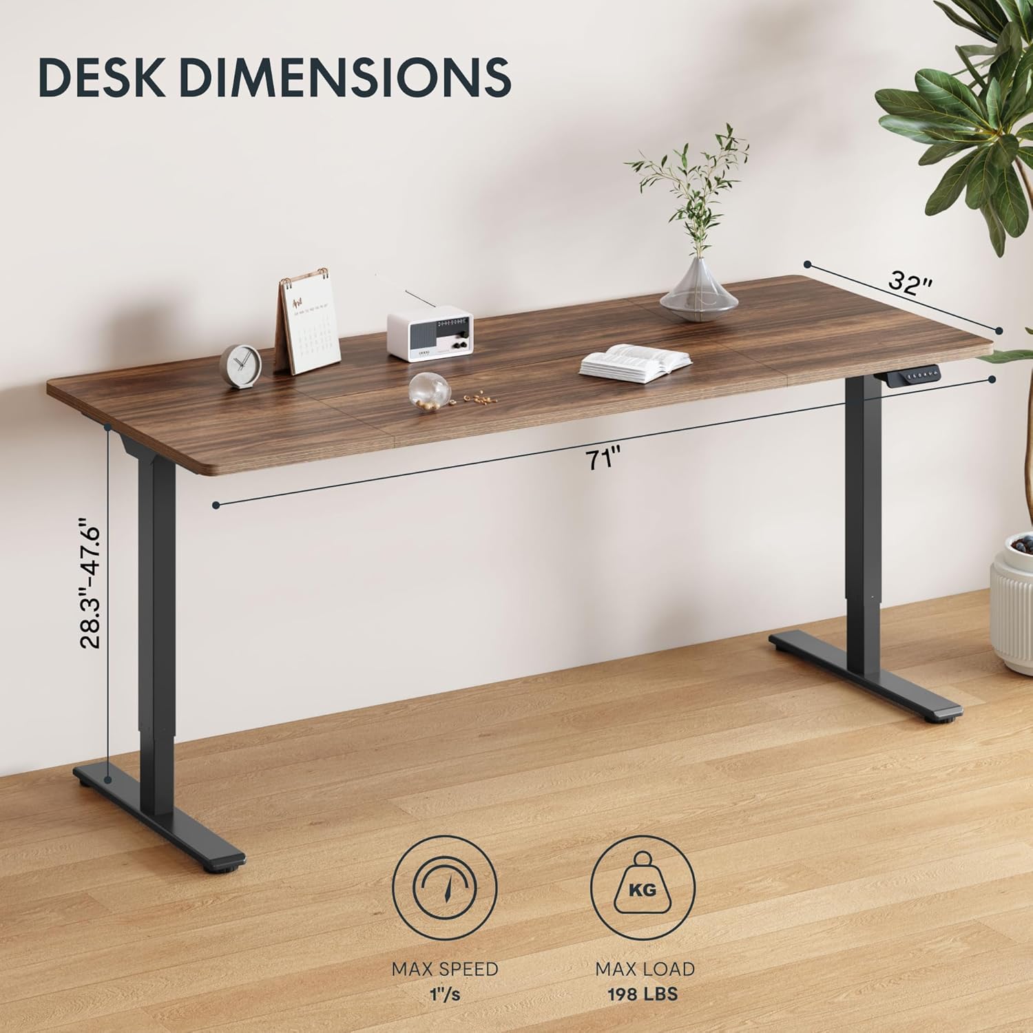 Electric Standing Desk with Du - Desk Setup In Office recensie en prijs