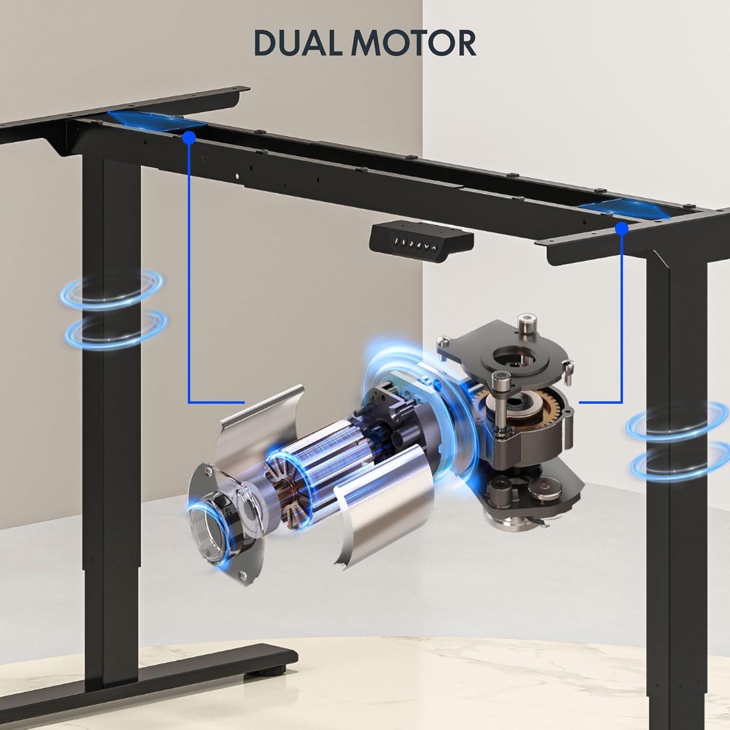 Electric Standing Desk with Du - Desk Setup In Office recensie en prijs