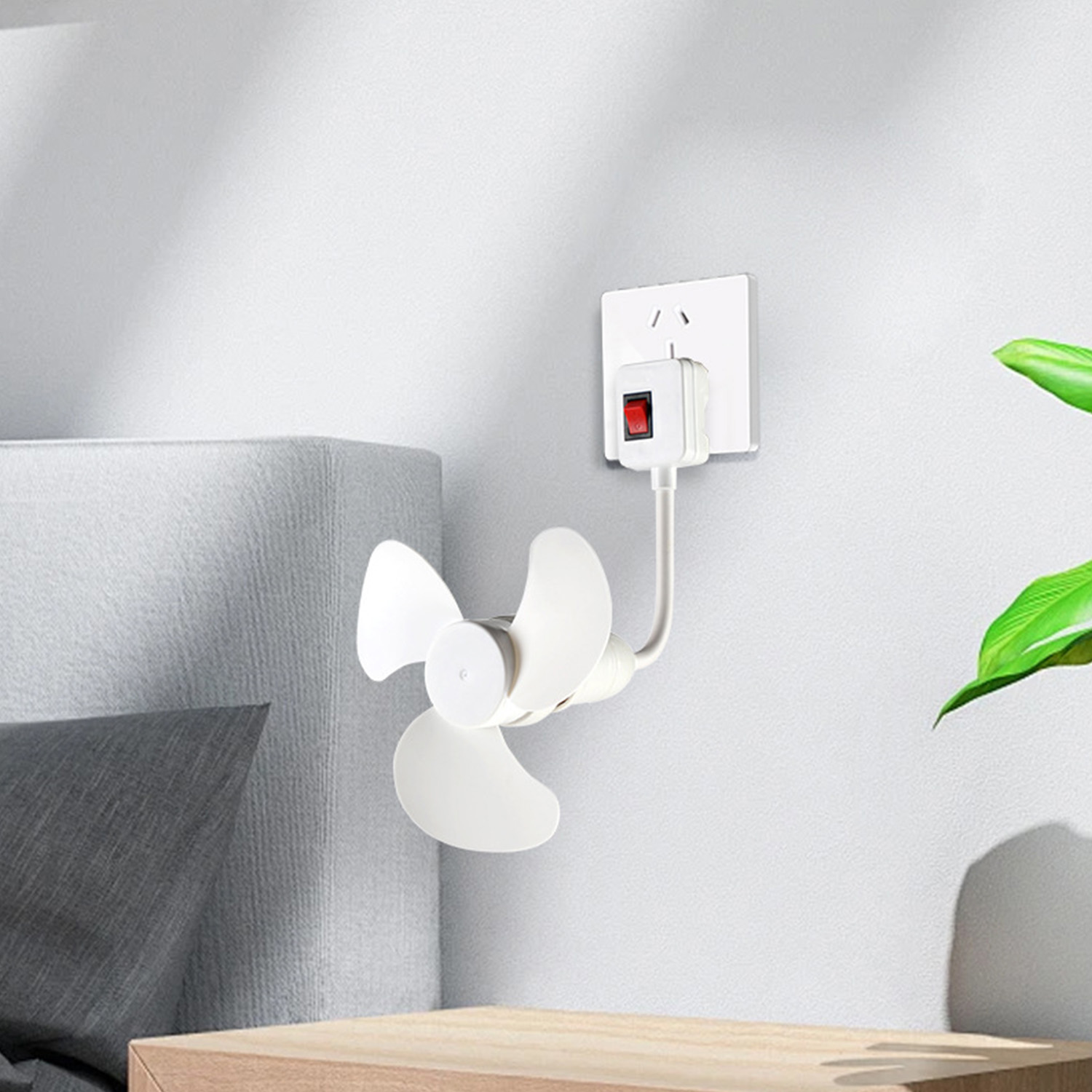 Mini Cooling Fan With E27 Scre - Desk Setup Study recensie en prijs