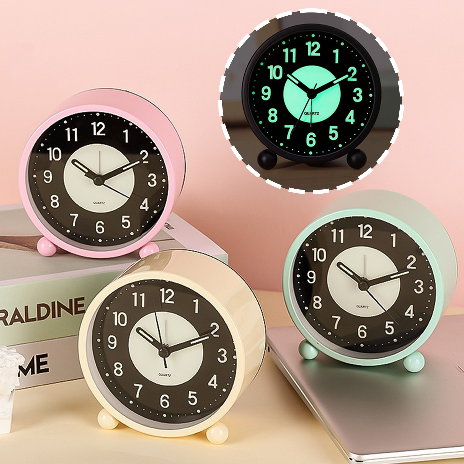 4.5-Inch Luminous Alarm Clock  - Desk Setup Dark recensie en prijs