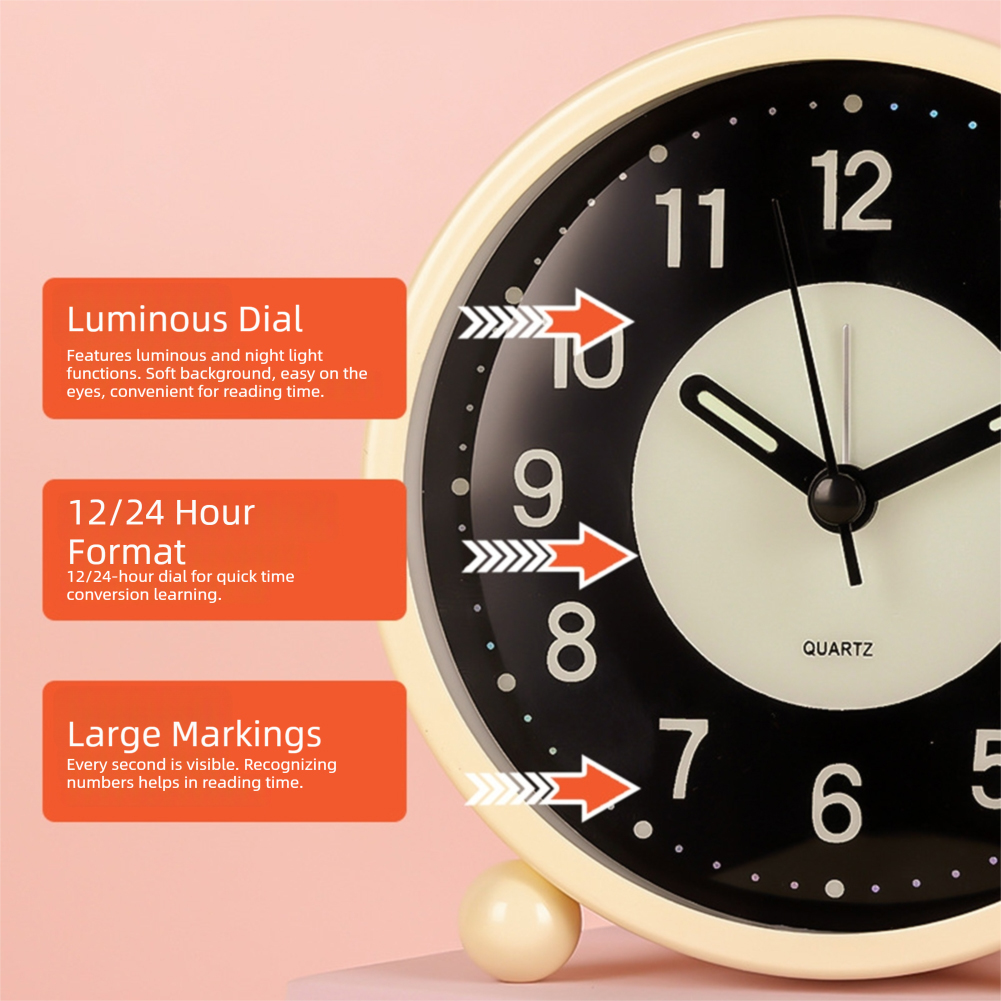 4.5-Inch Luminous Alarm Clock  - Desk Setup Dark recensie en prijs