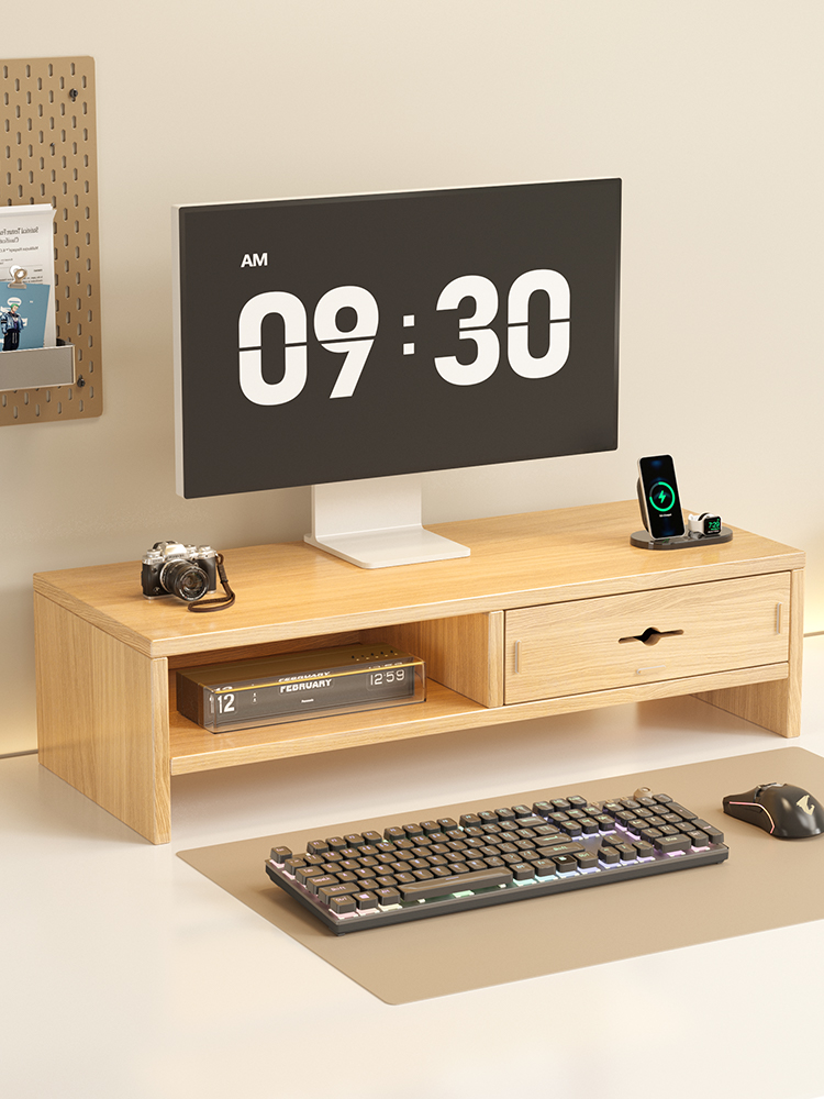 Desktop Computer Monitor Stand - Monitor Riser Wood recensie en prijs